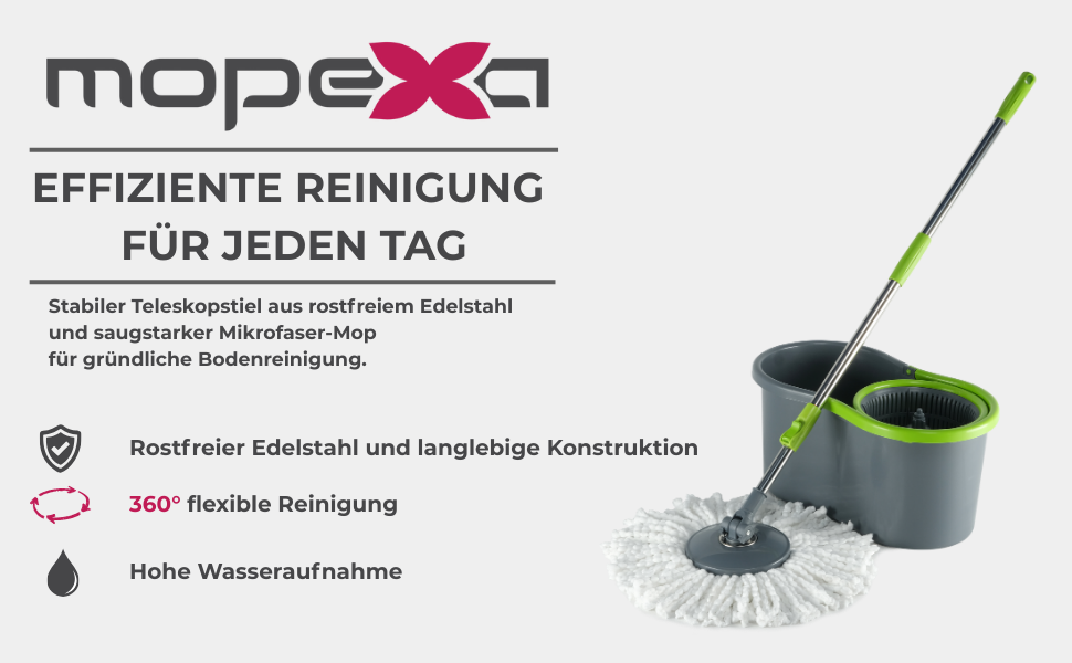 MOPEXA effiziente Reinigung für jeden Tag