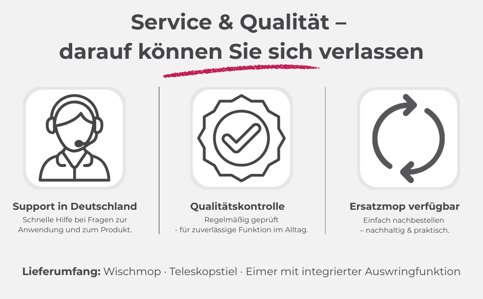 MOPEXA Service und Qualität